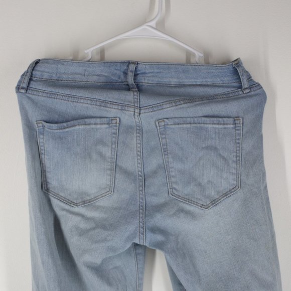 Frayed High Rise Straight Jeans - Picture 6 of 7